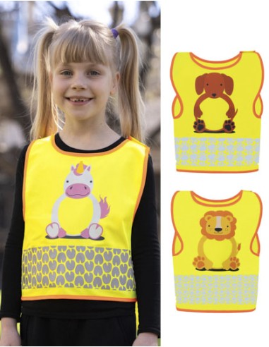 KOR-FUN-Children's Safety Vest Funtastic Wildlife CO² Neutral